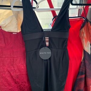 White Fox Boutique Black Mini Dress